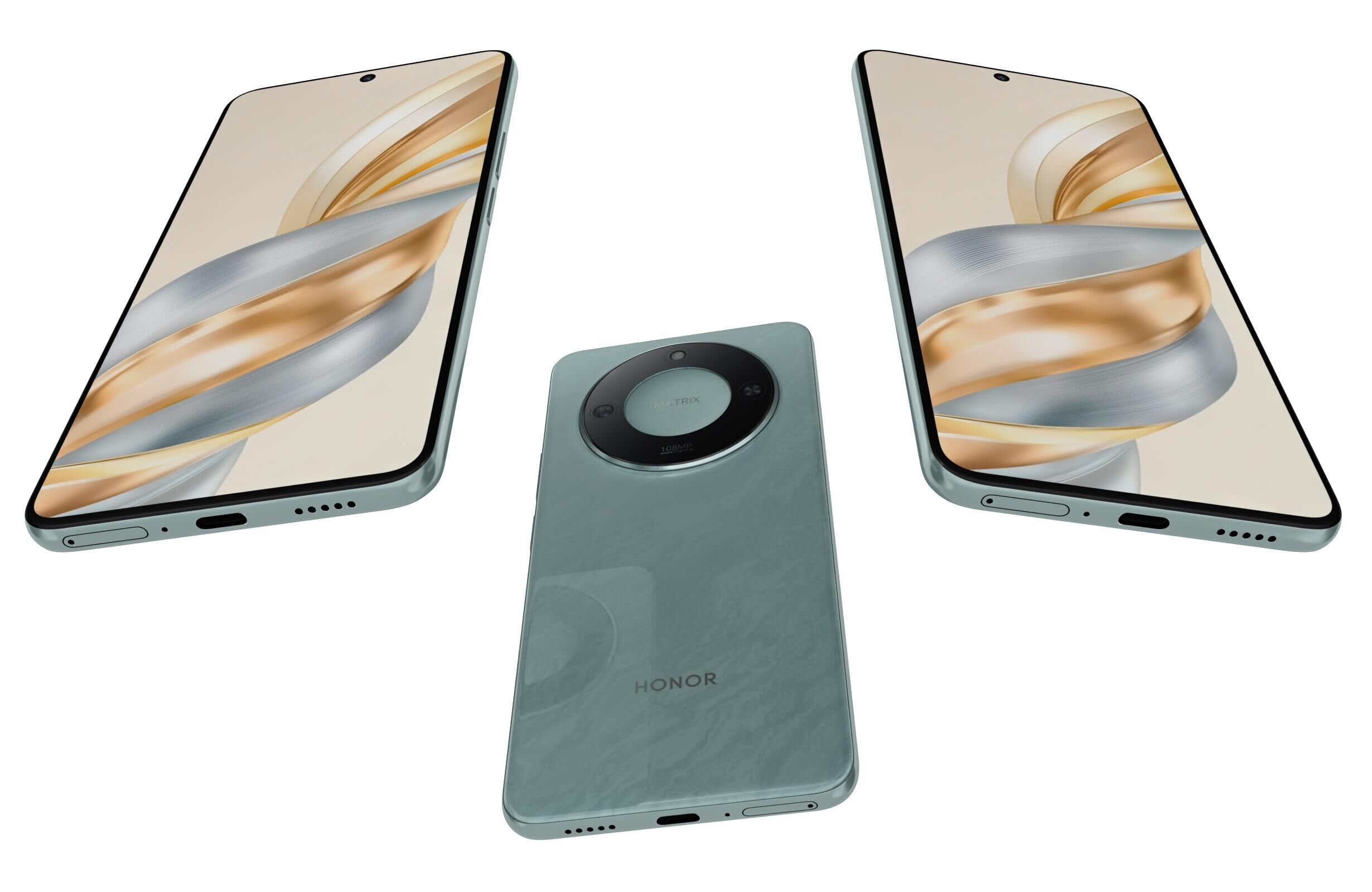 Honor X60 Green 3D model_2