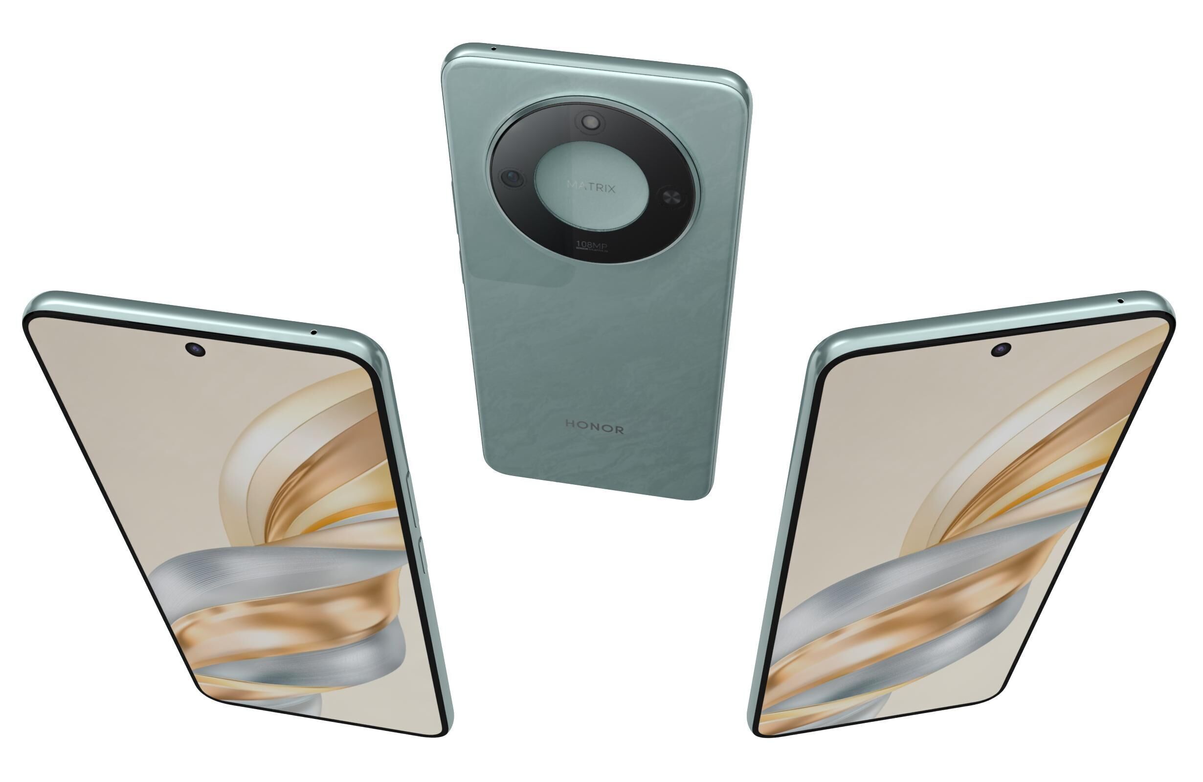 Honor X60 Green 3D model_1