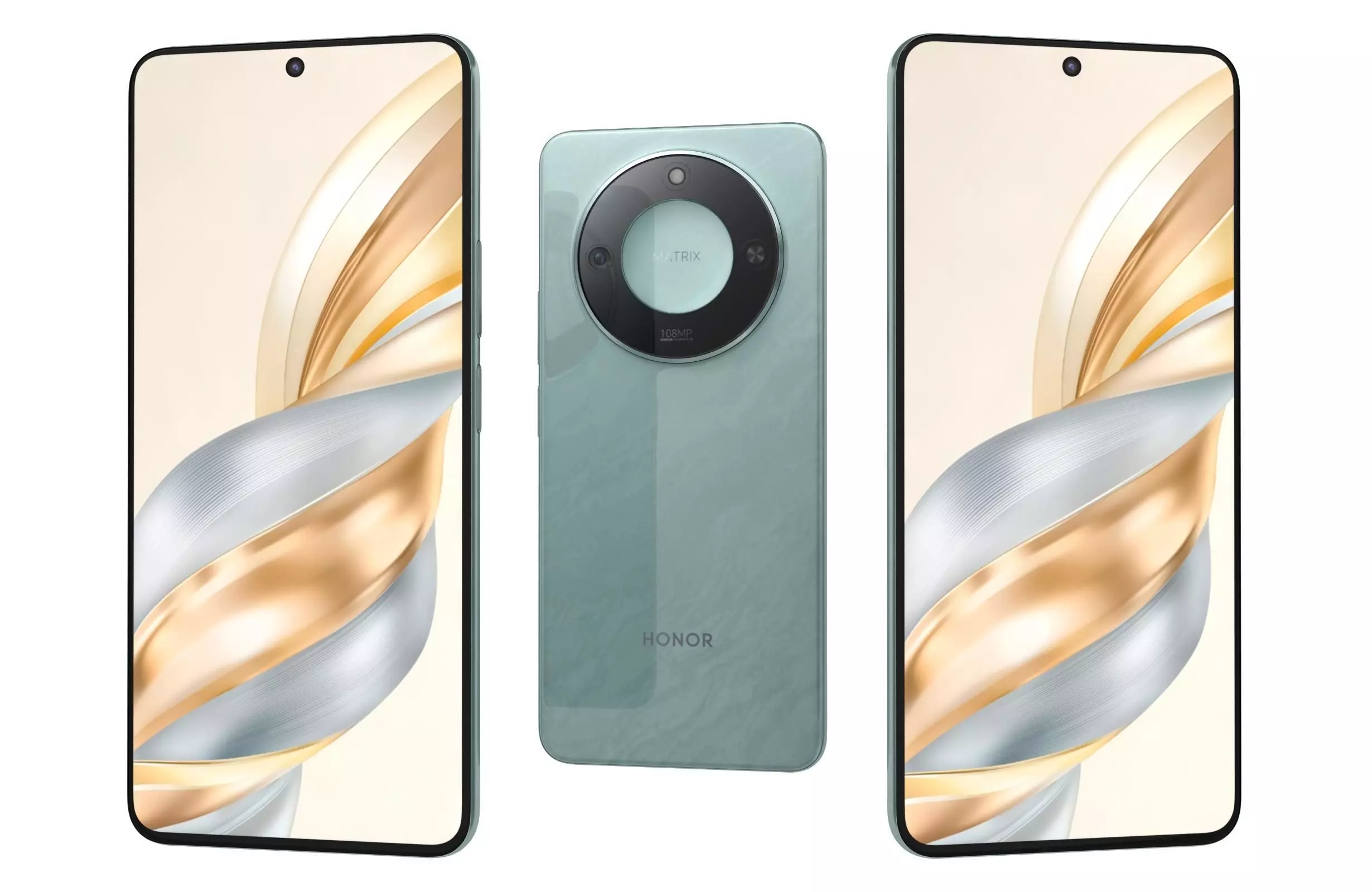 Honor X60 Green 3D model_0