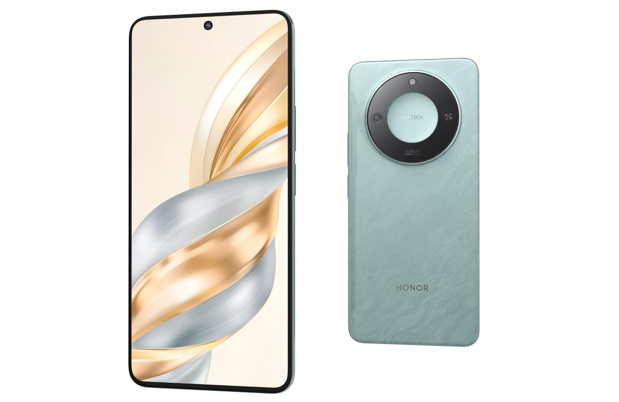 Honor X60 Green 3D model_6