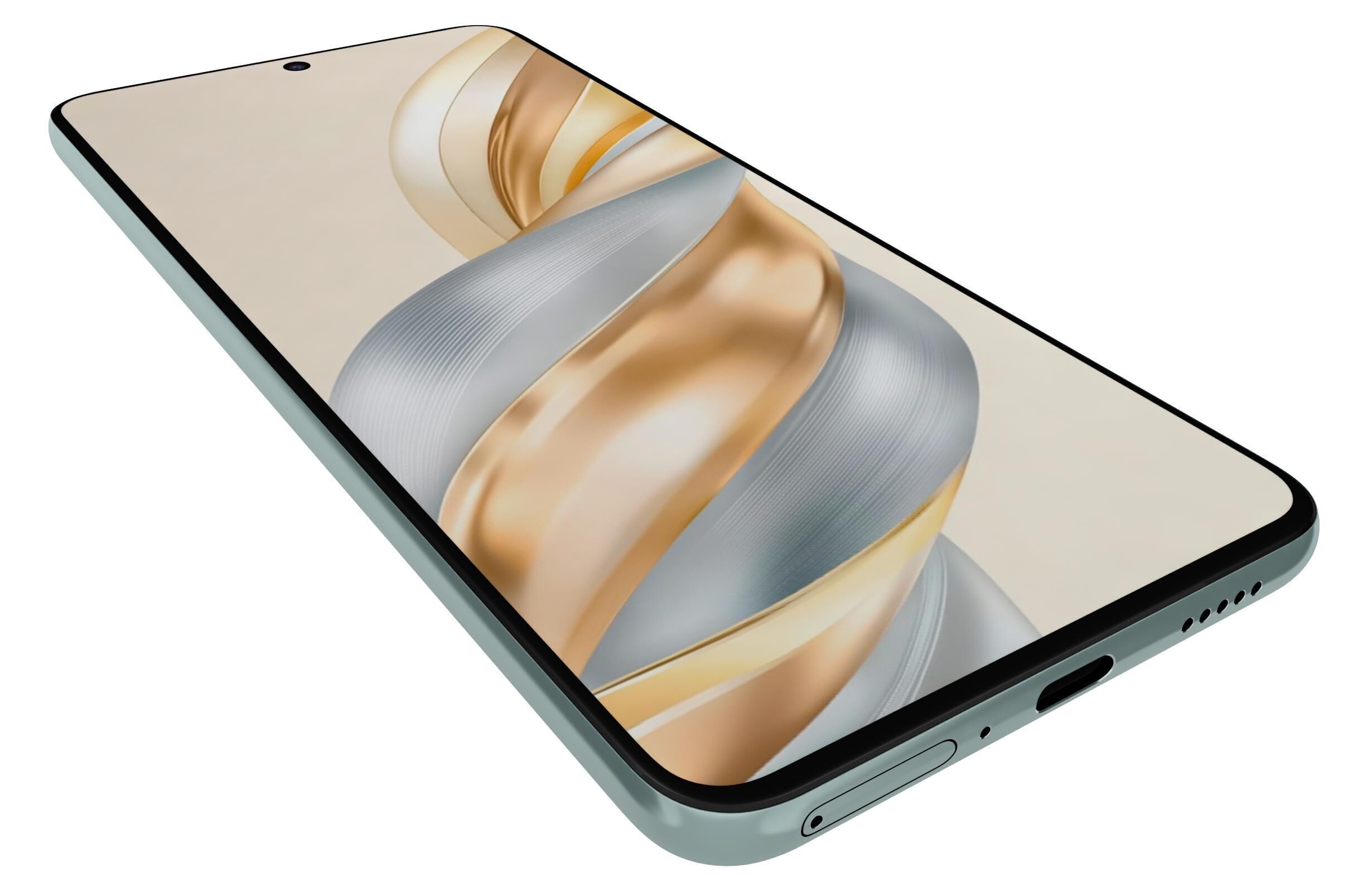 Honor X60 Green 3D model_12