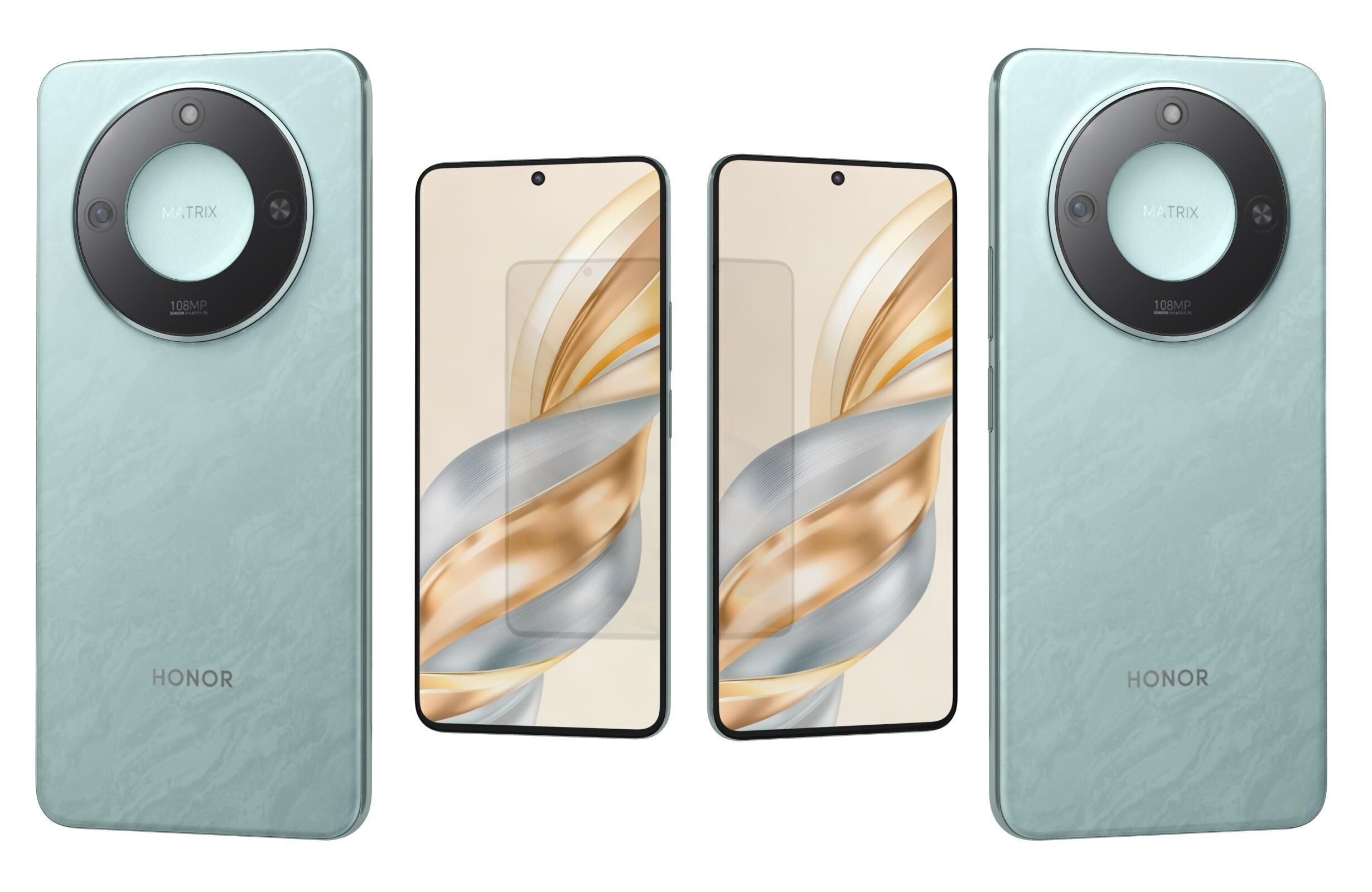 Honor X60 Green 3D model_3