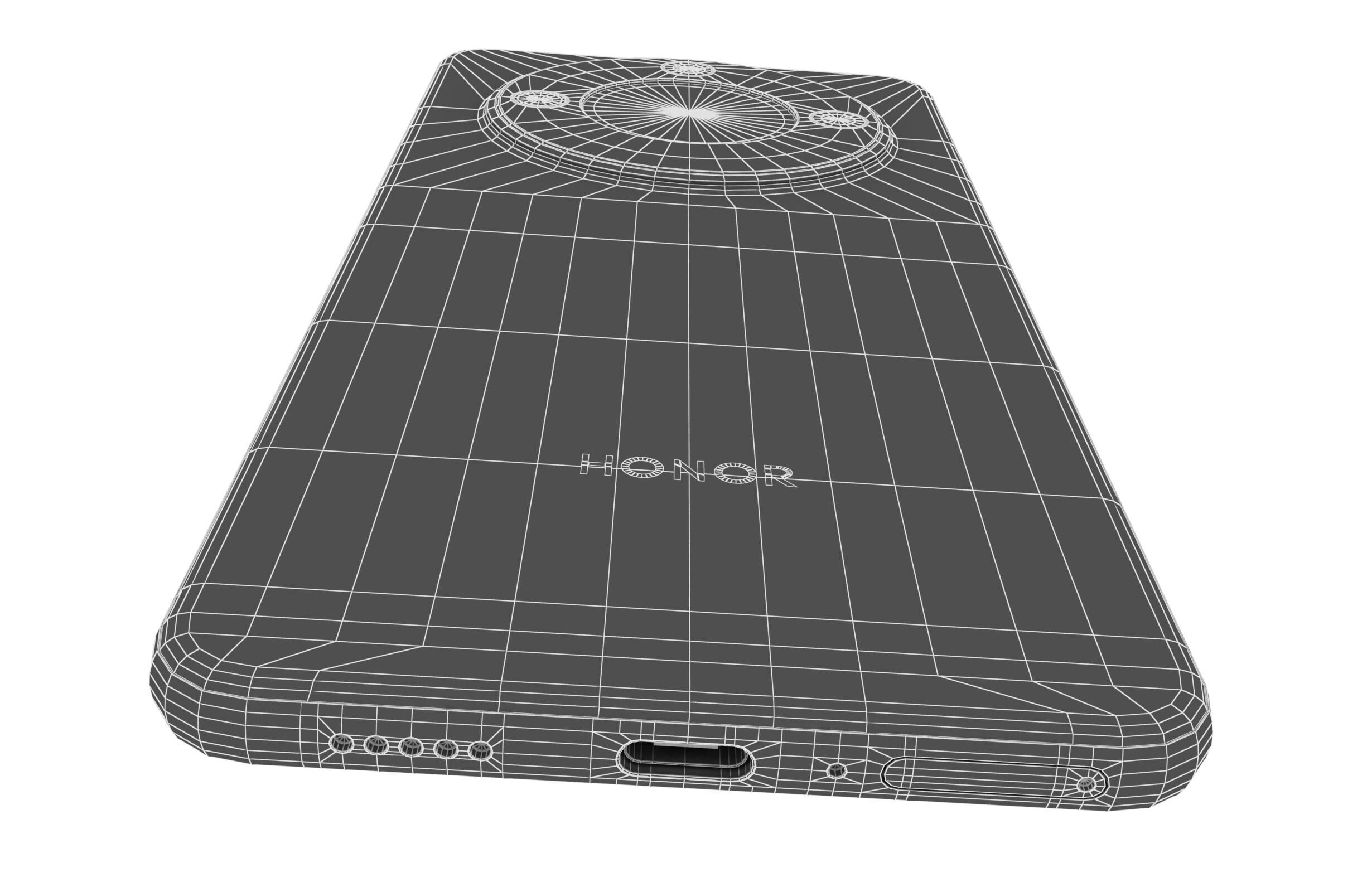 Honor X60 Green 3D model_21