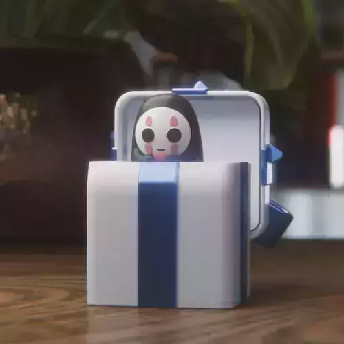 Printable Gift Box Cute 3D Model for Small Surprises 3D print model