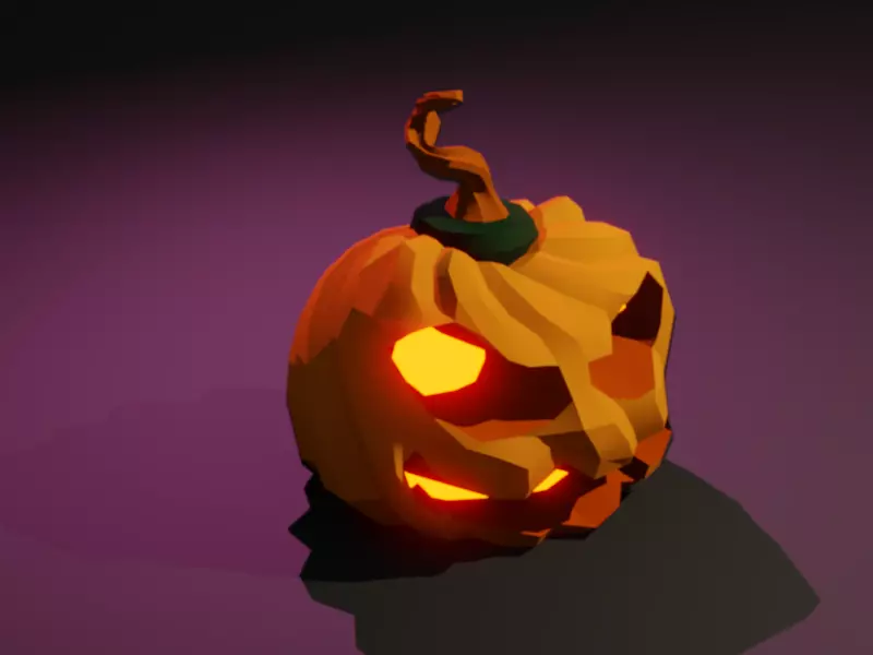 FREE Halloween minipack from the Necropoly universe Free low-poly 3D model_10