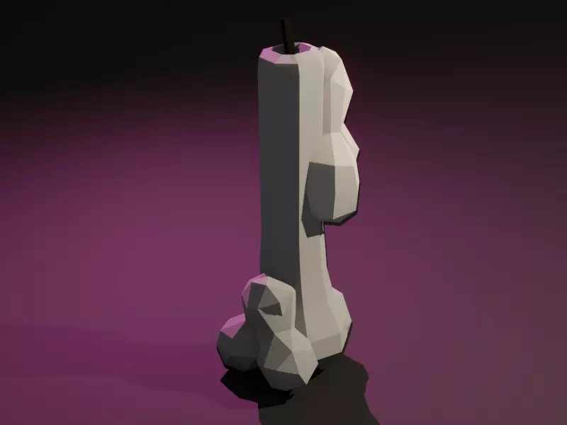 FREE Halloween minipack from the Necropoly universe Free low-poly 3D model_4