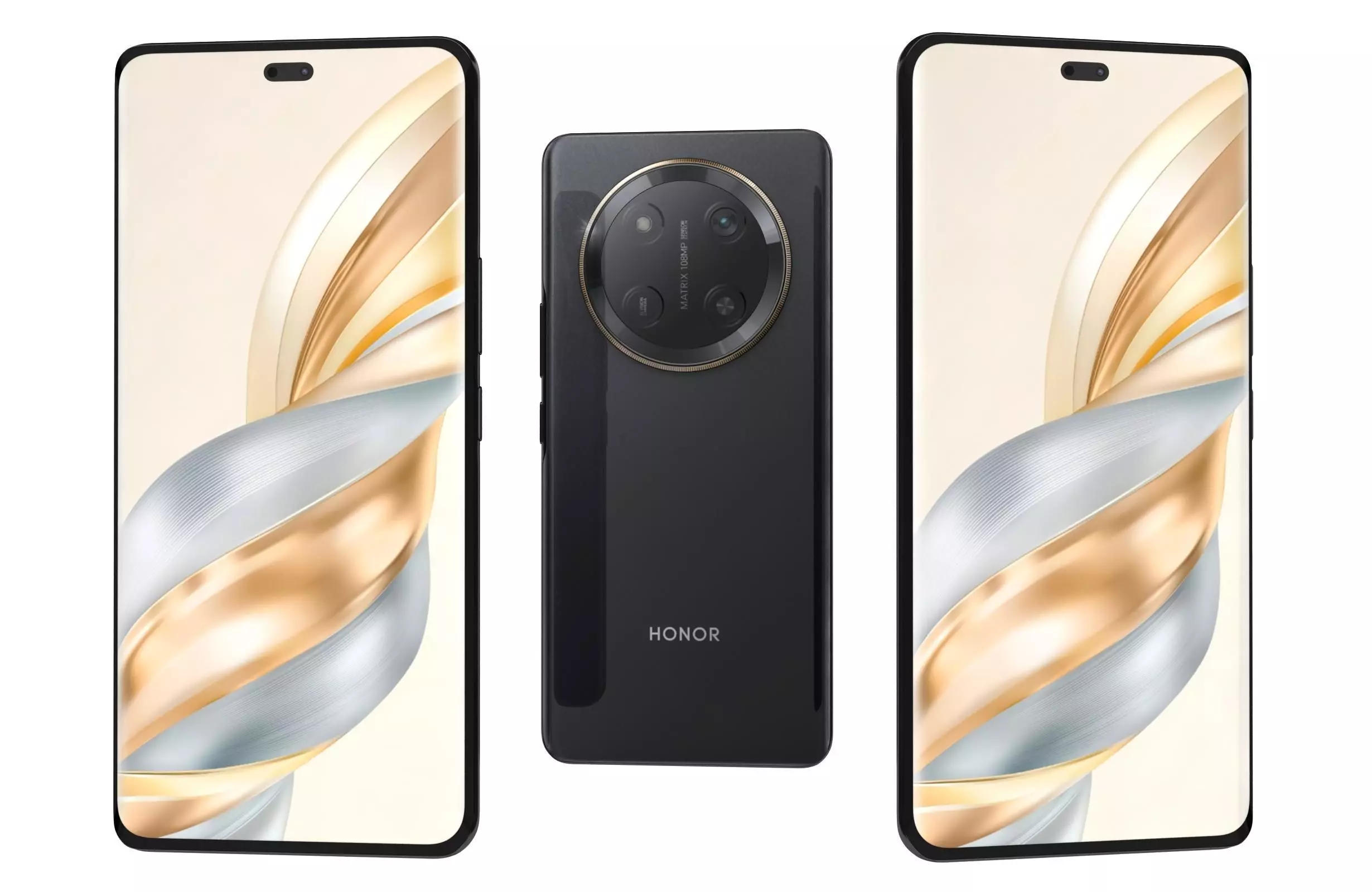 Honor X60 Pro Black 3D model_0