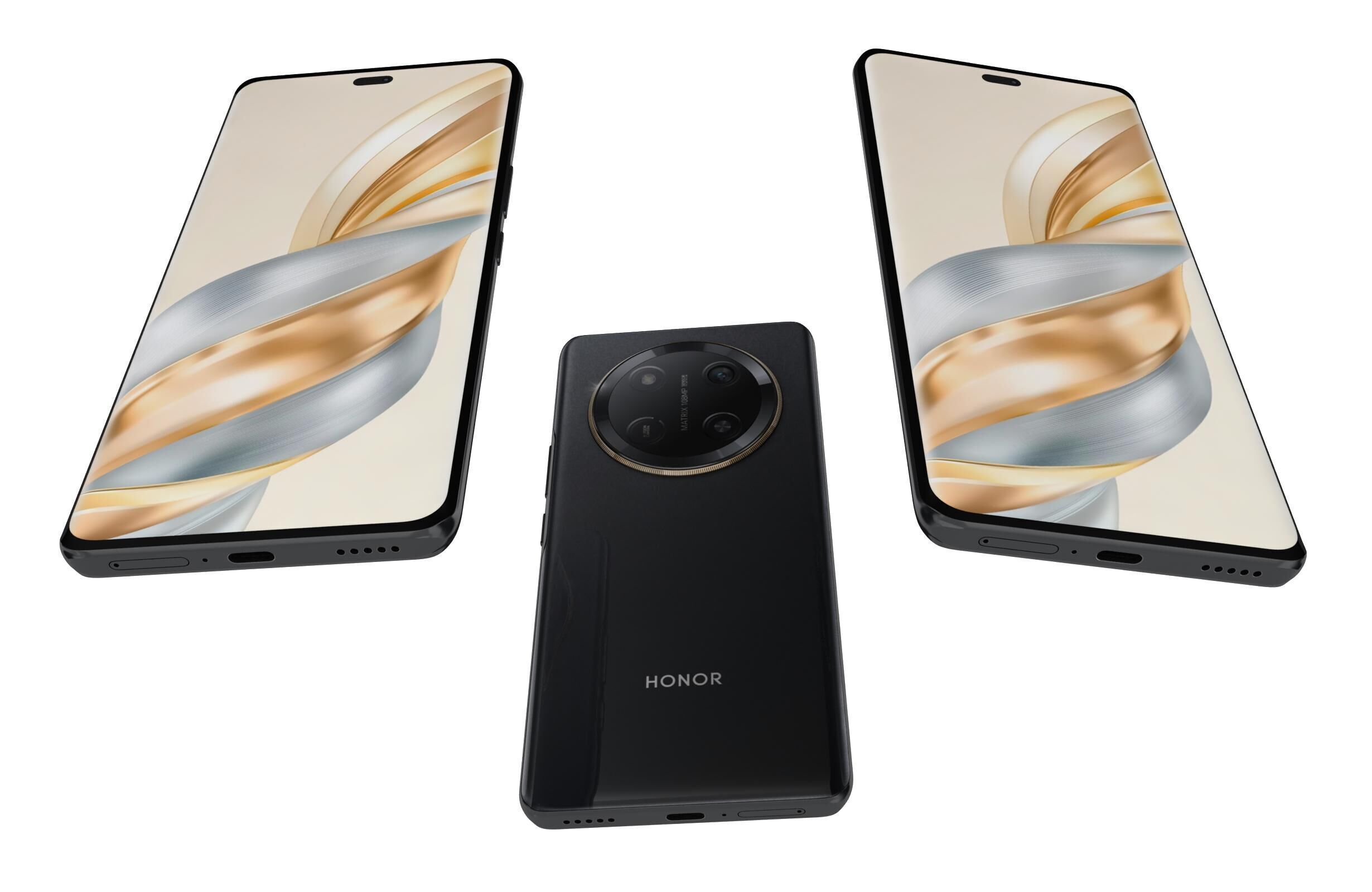 Honor X60 Pro Black 3D model_2