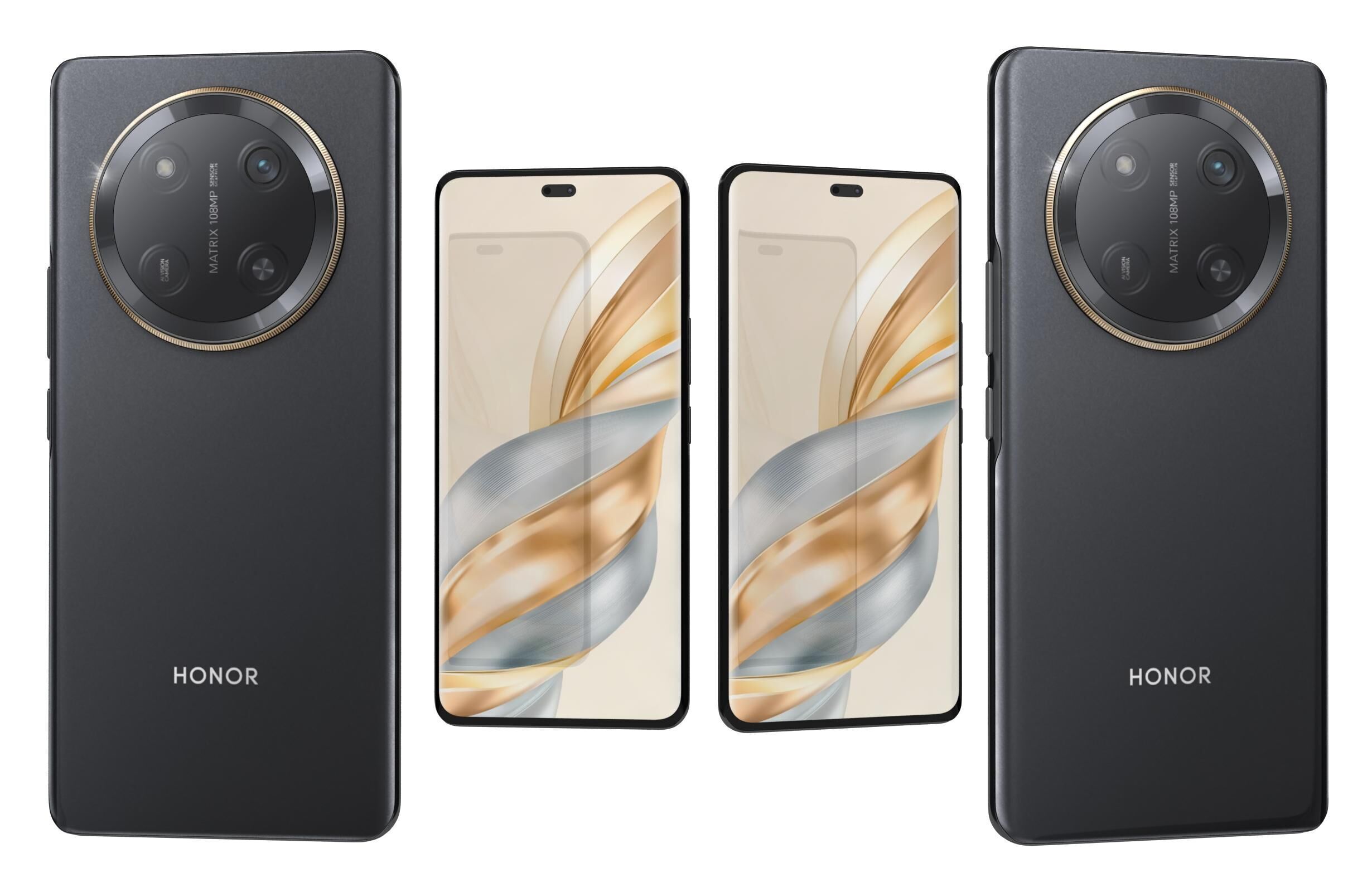 Honor X60 Pro Black 3D model_3