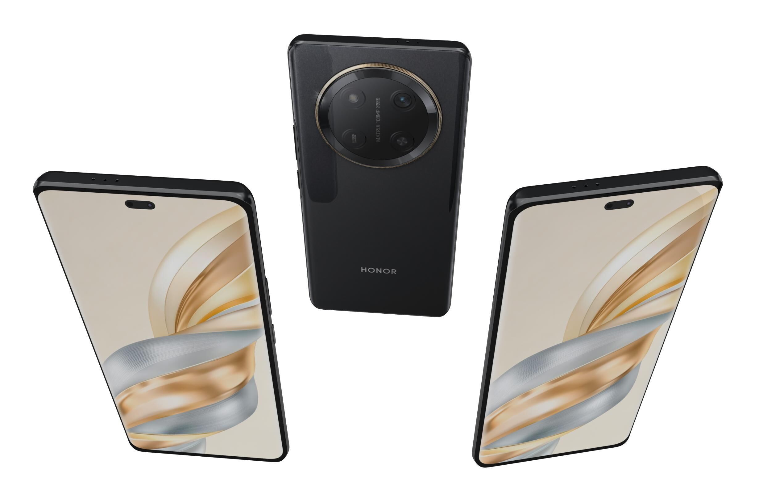 Honor X60 Pro Black 3D model_1