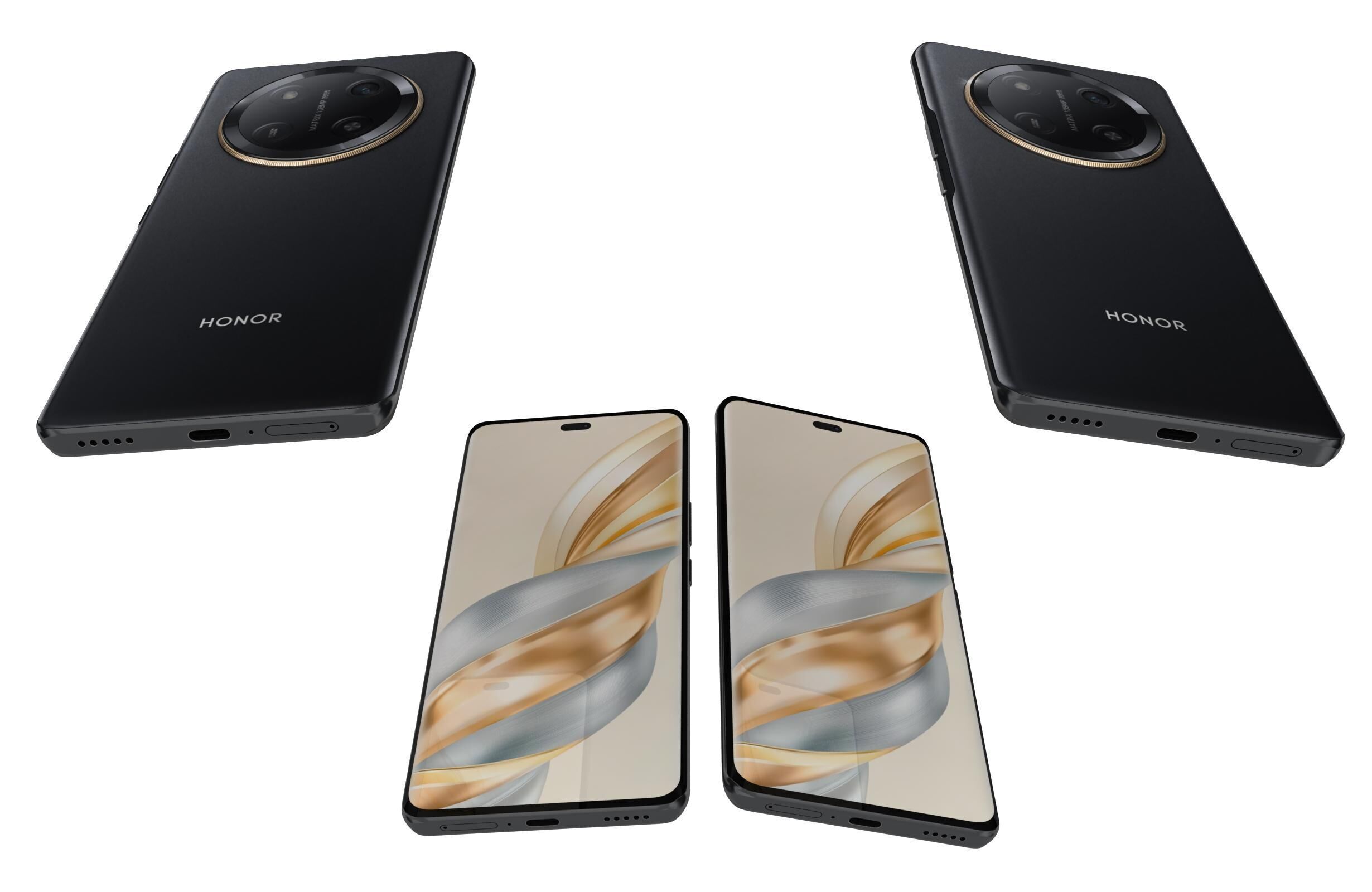 Honor X60 Pro Black 3D model_5