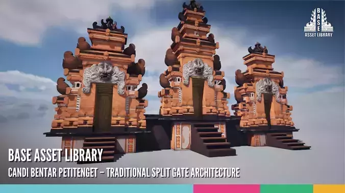 Candi Bentar Petitenget Traditional Split Gate Architecture
