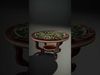 Mosaic Round Table Model Pack Low-poly 3D model_2
