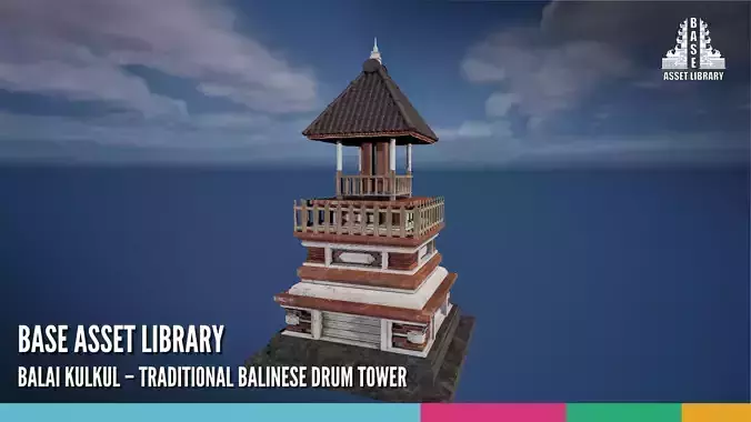 Balai Kulkul Traditional Balinese Drum Tower