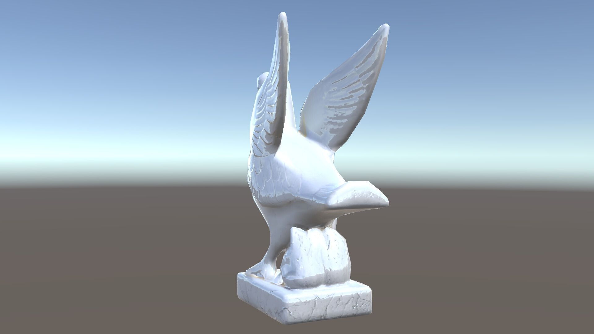 Elegant Dove Statue Model Pack for D Rendering Low-poly 3D model_35