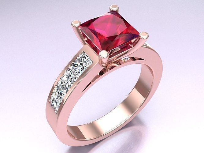 Diamond Ring - Womens Rings - N4582415 3D print model