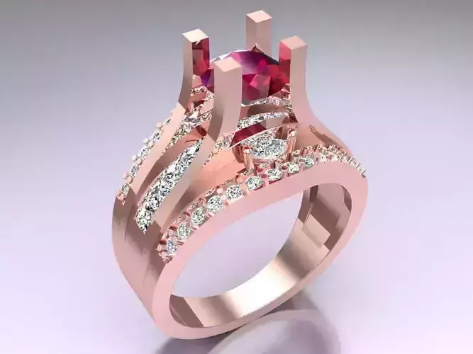 Diamond Ring - N582842 3D print model