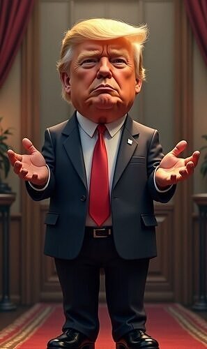  Donald Trump 3D print model