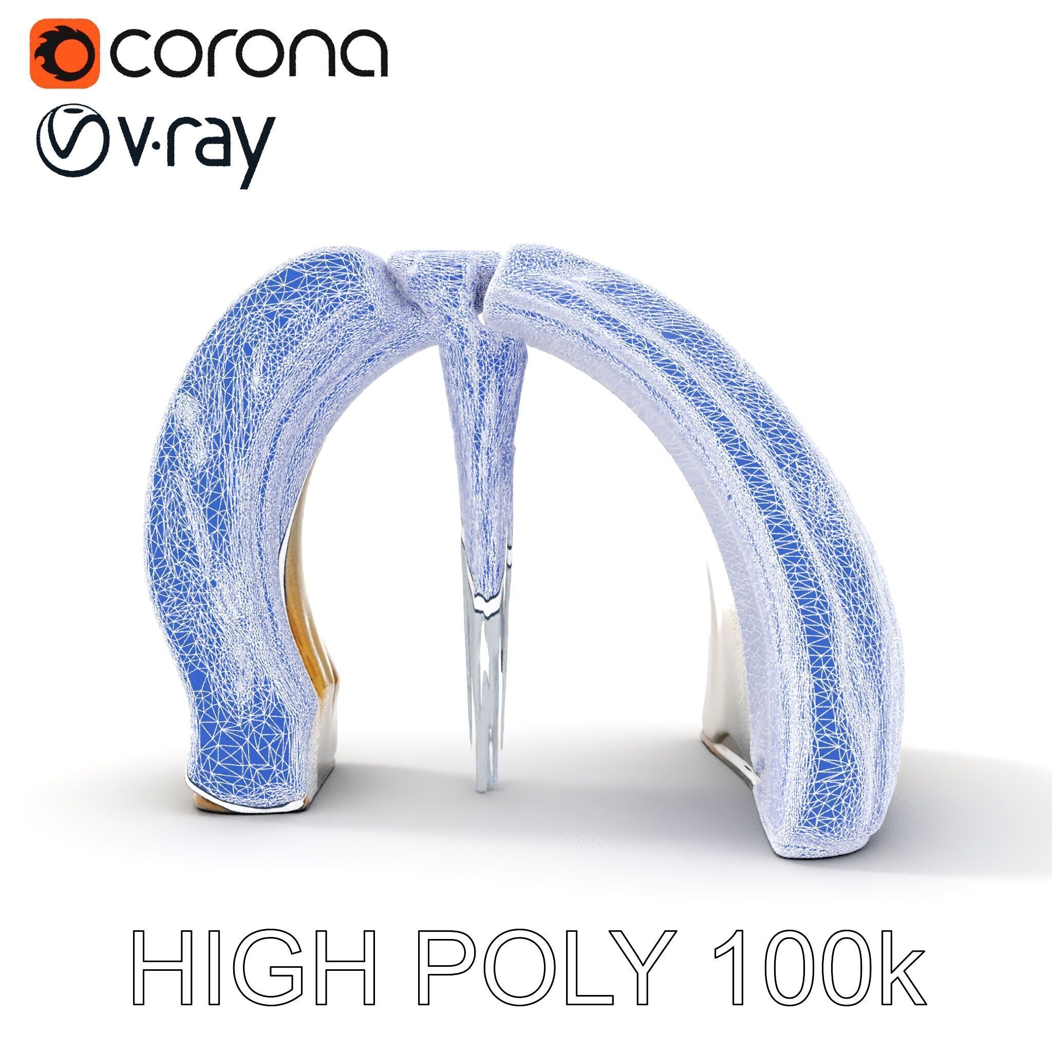 Waterfall Stone Arch Model Pack Low-poly 3D model_31