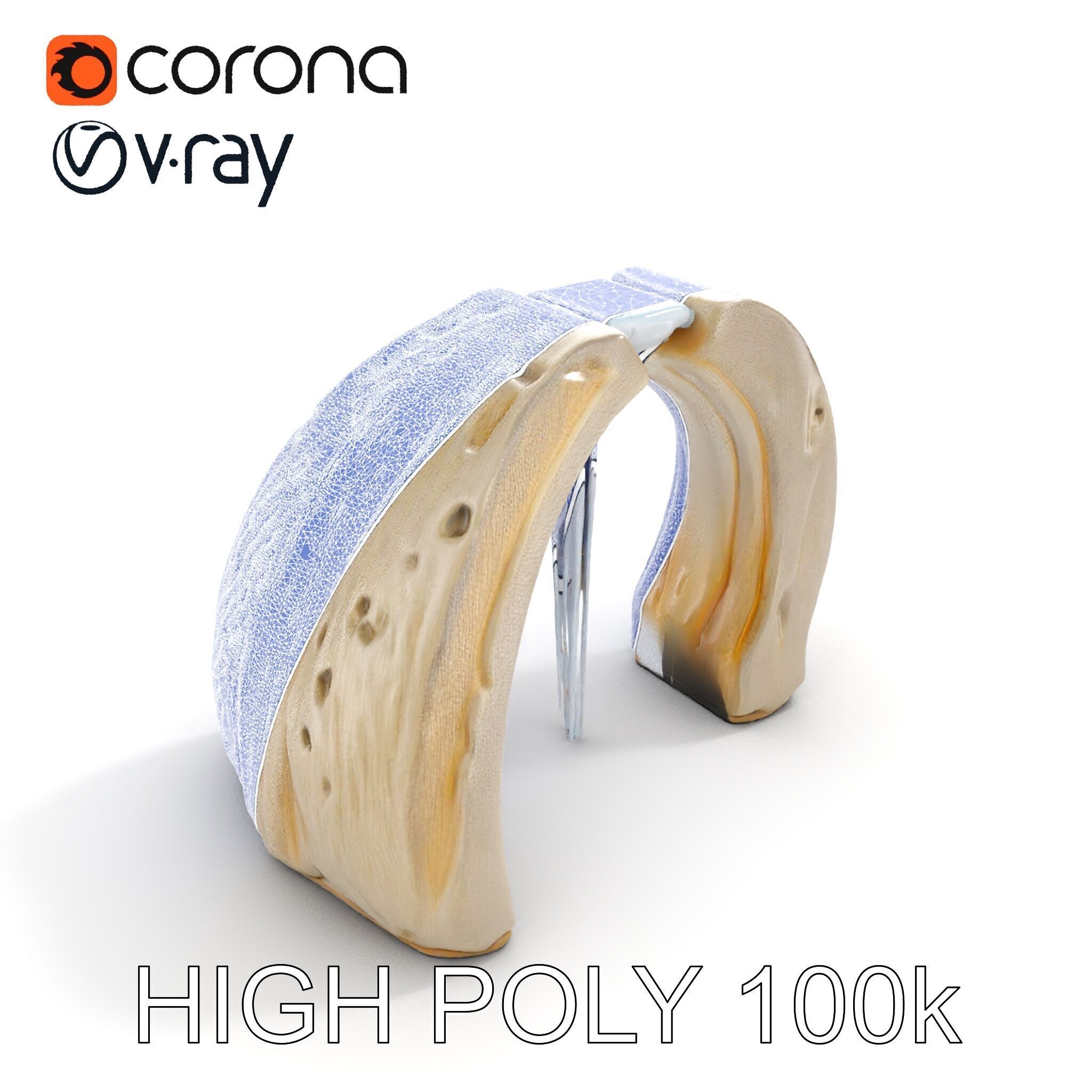 Waterfall Stone Arch Model Pack Low-poly 3D model_30