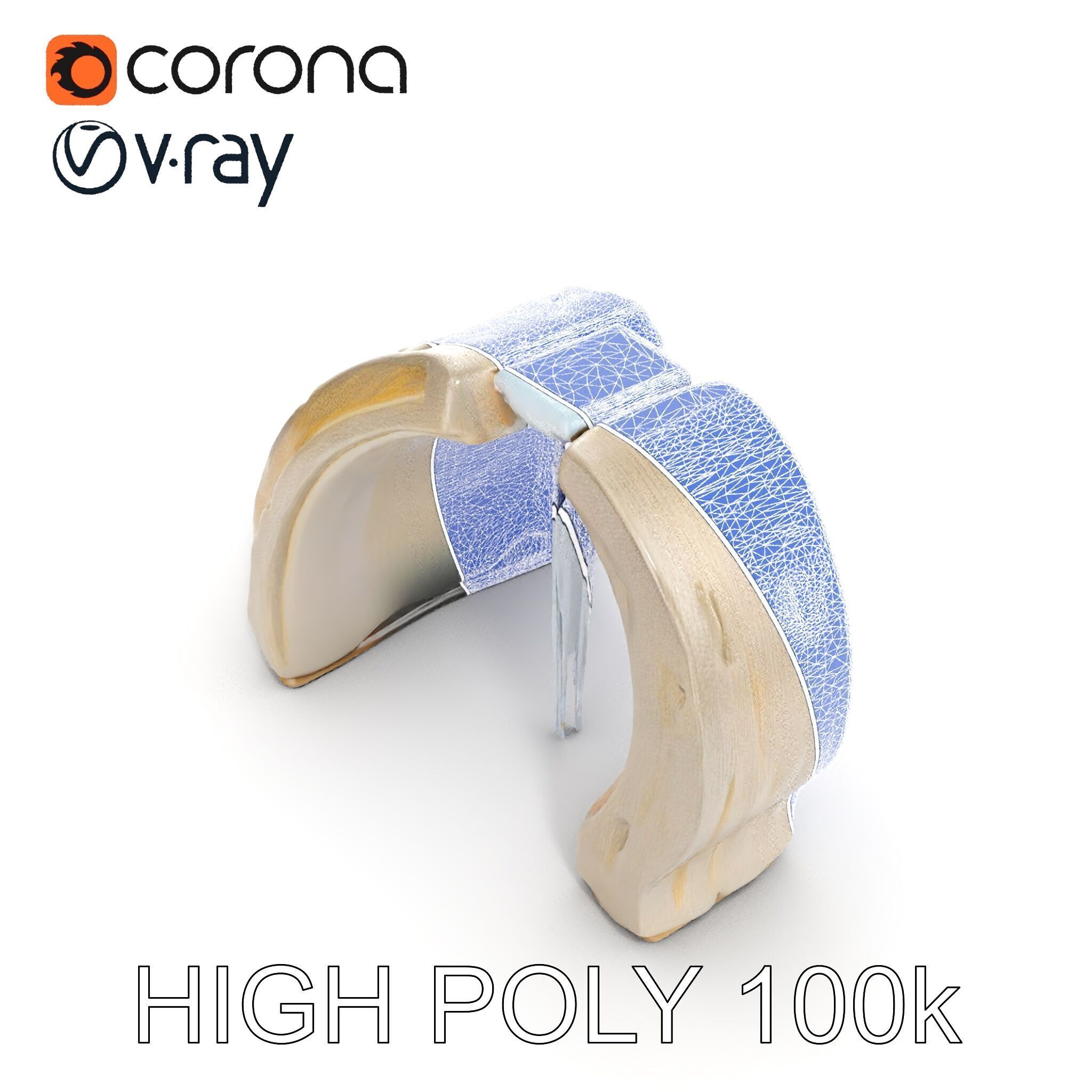 Waterfall Stone Arch Model Pack Low-poly 3D model_26