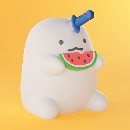I am Fine Meme 3D Printable Blob Figure 3D print model