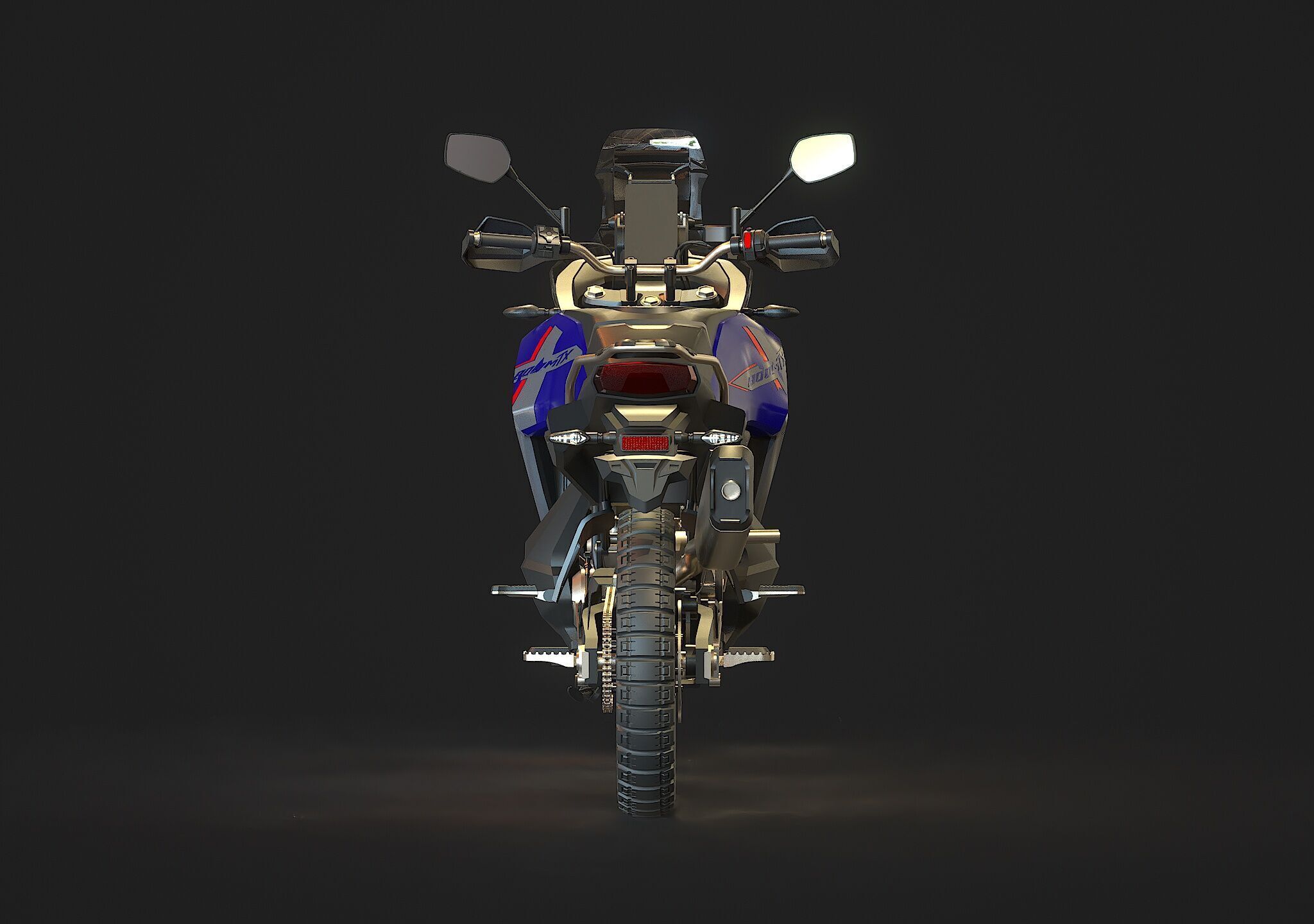 Base model CF Moto 800 MT X 2025 3D model_7