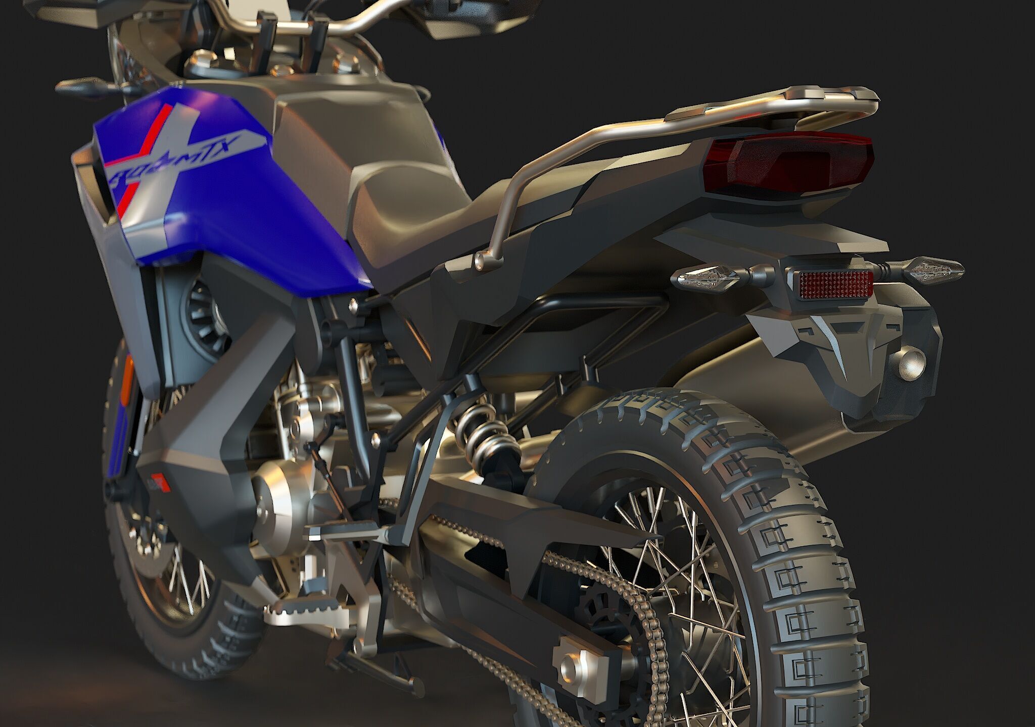 Base model CF Moto 800 MT X 2025 3D model_11