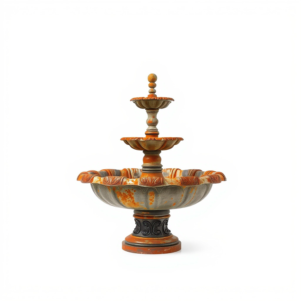Classic Ornate Fountain Model Pack Low-poly 3D model_3