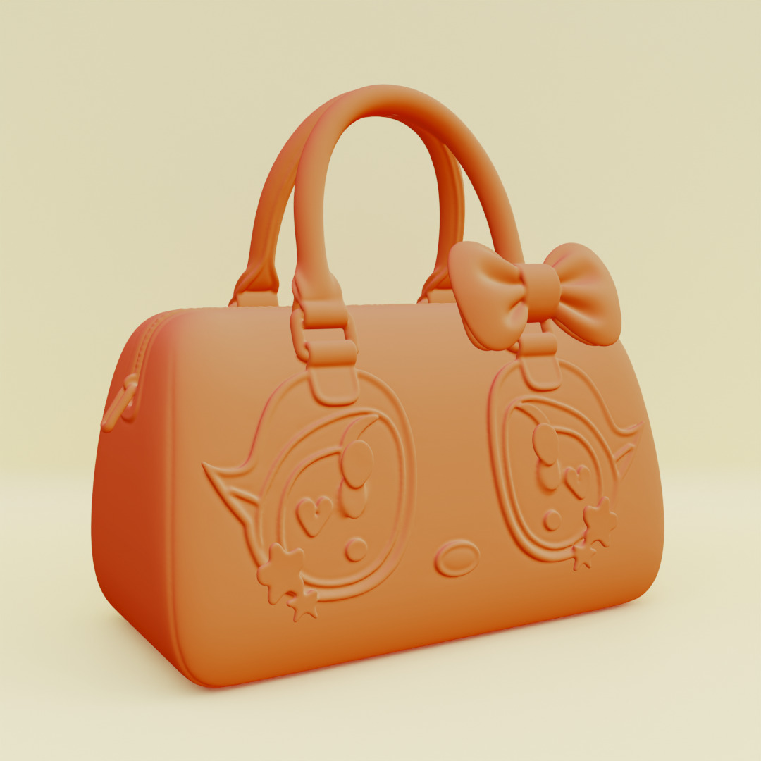 Kawaii Harajuku Eyes Handbag Printable 3D print model_12