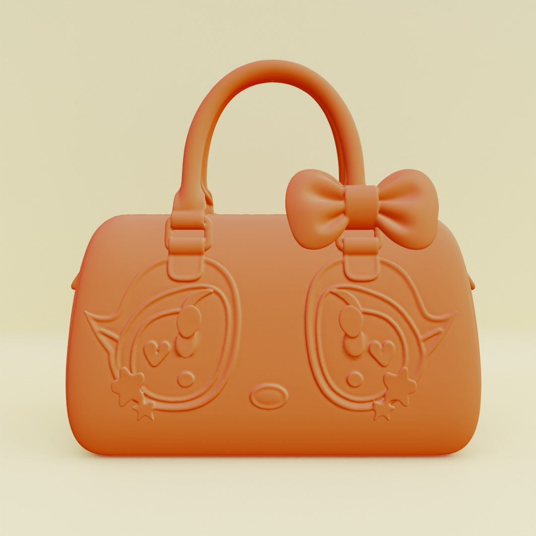 Kawaii Harajuku Eyes Handbag Printable 3D print model_1