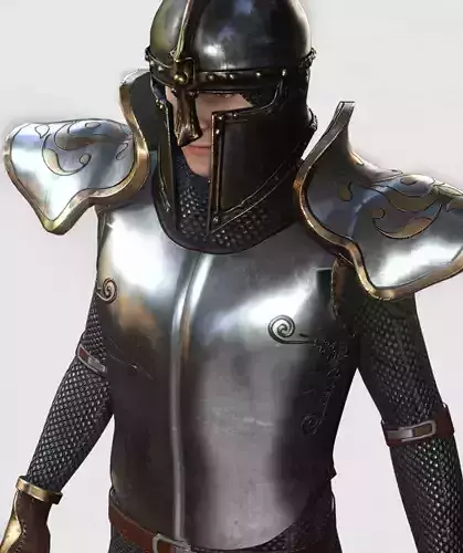 Rigged Fantasy Medieval Character