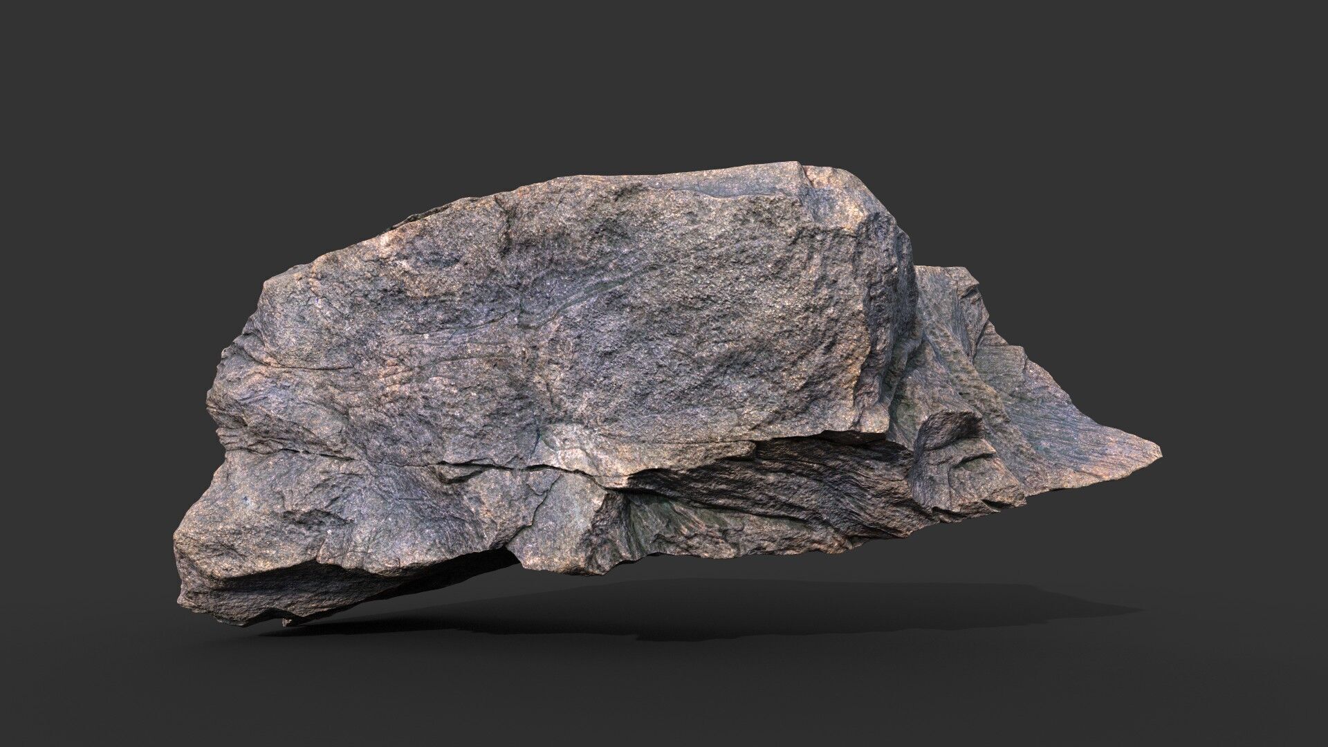 9 Simple Realistic Rocks - 250623 Low-poly 3D model_3