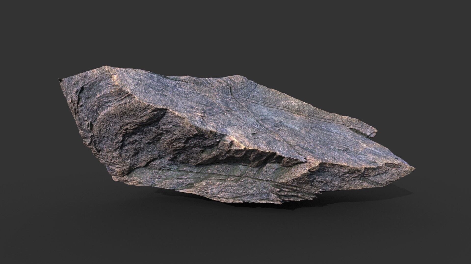 9 Simple Realistic Rocks - 250623 Low-poly 3D model_15