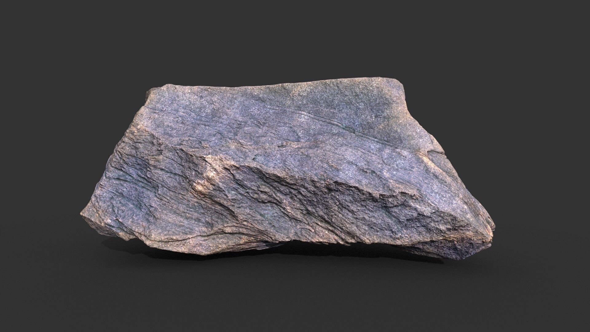 9 Simple Realistic Rocks - 250623 Low-poly 3D model_13