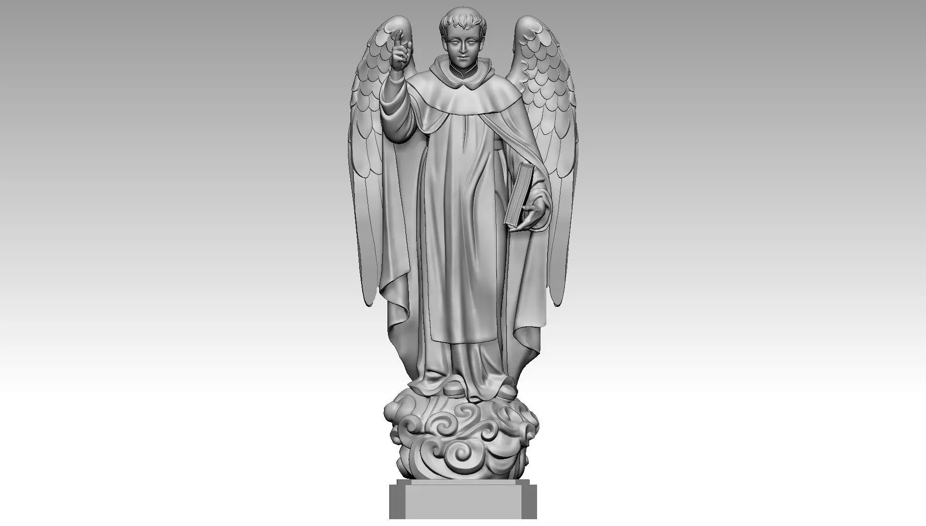 Saint Vincent  3D print model_0