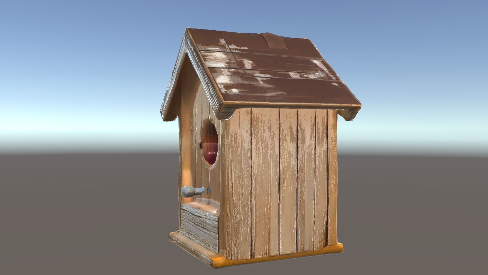 Wooden Birdhouse Model Pack Low-poly 3D model_35