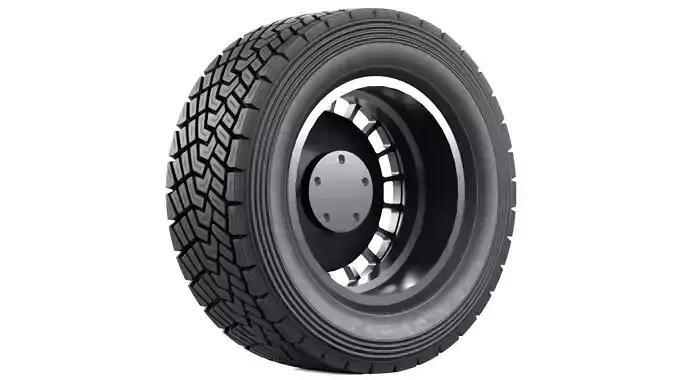 Offroad Car Wheel 1 3D model 7