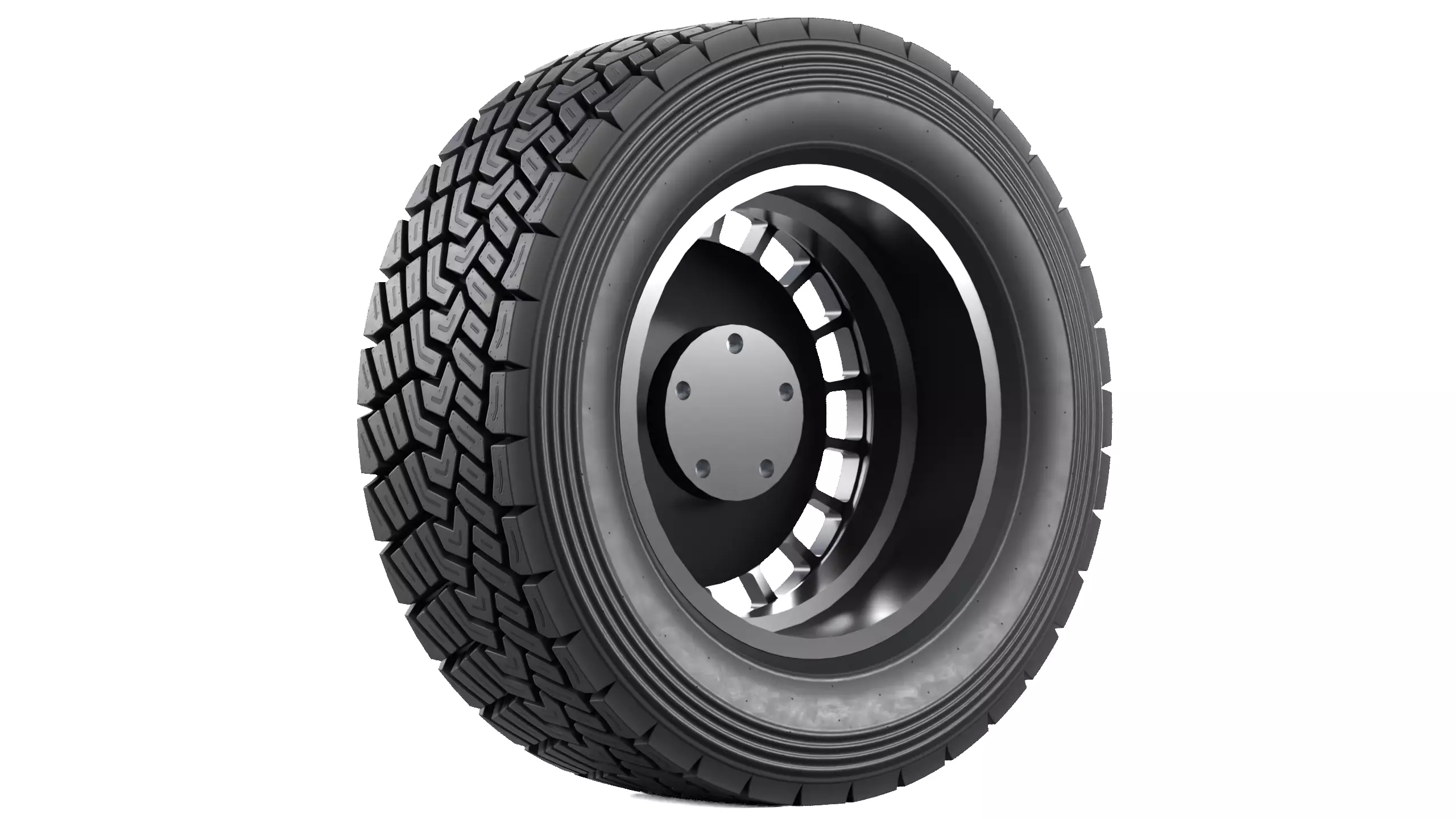 Offroad Car Wheel 1 3D model_6