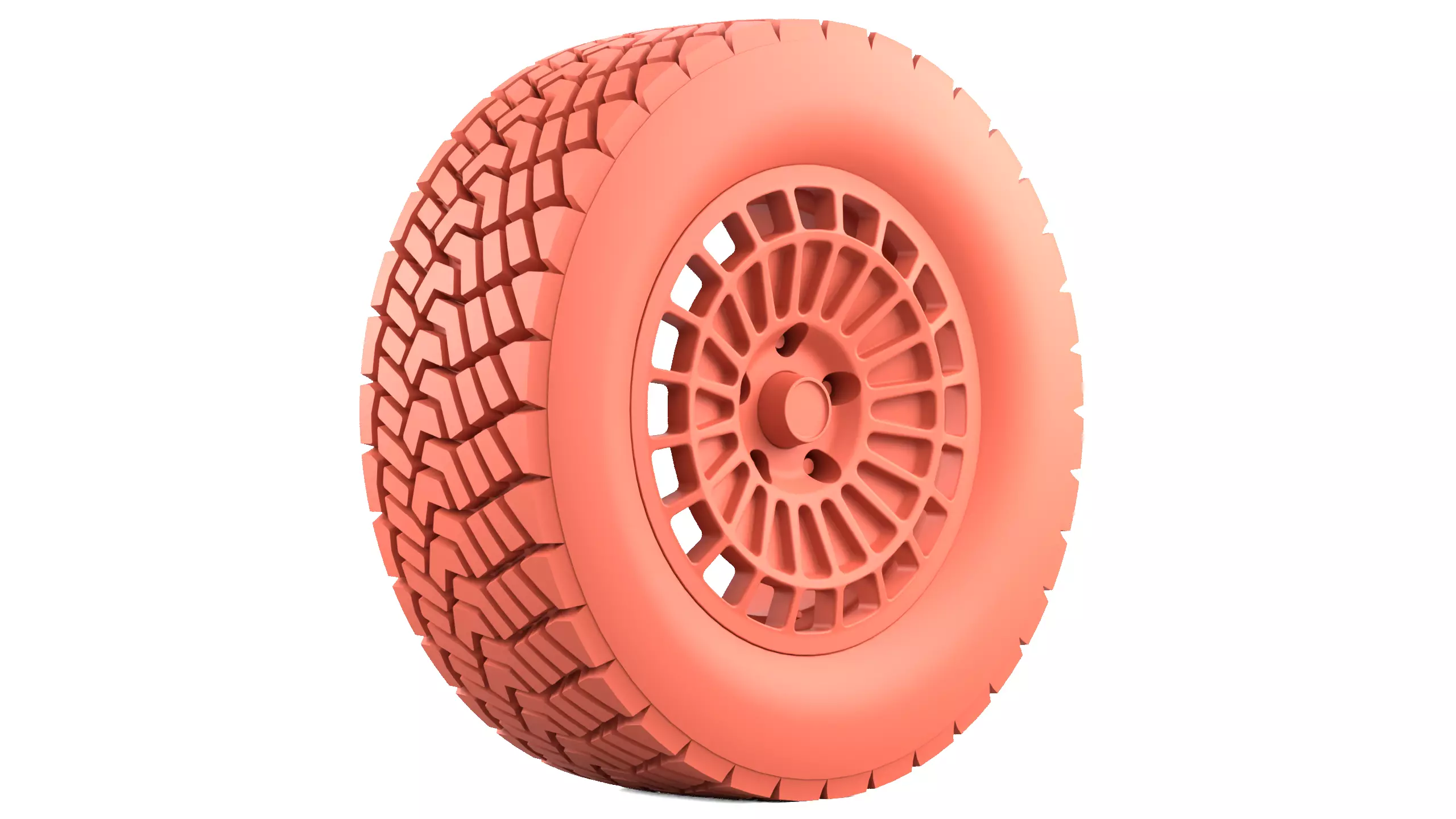 Offroad Car Wheel 1 3D model_7