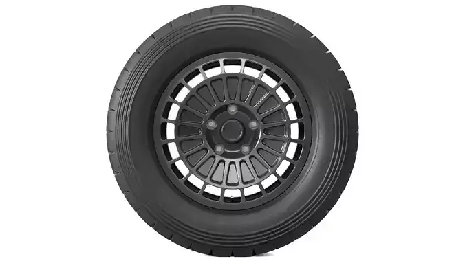 Offroad Car Wheel 1 3D model 2