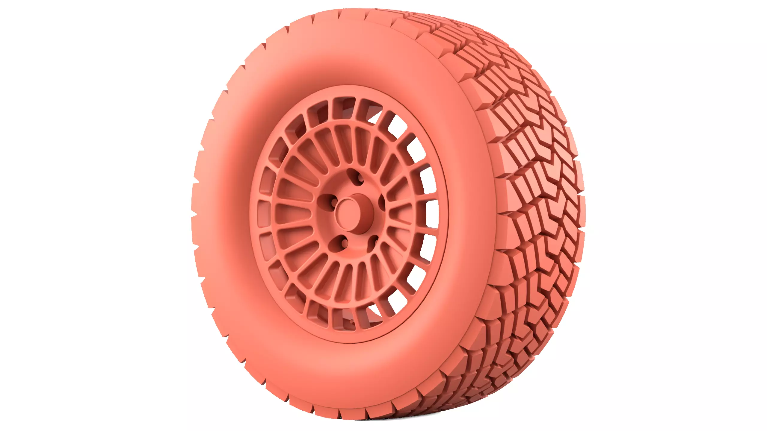 Offroad Car Wheel 1 3D model_11