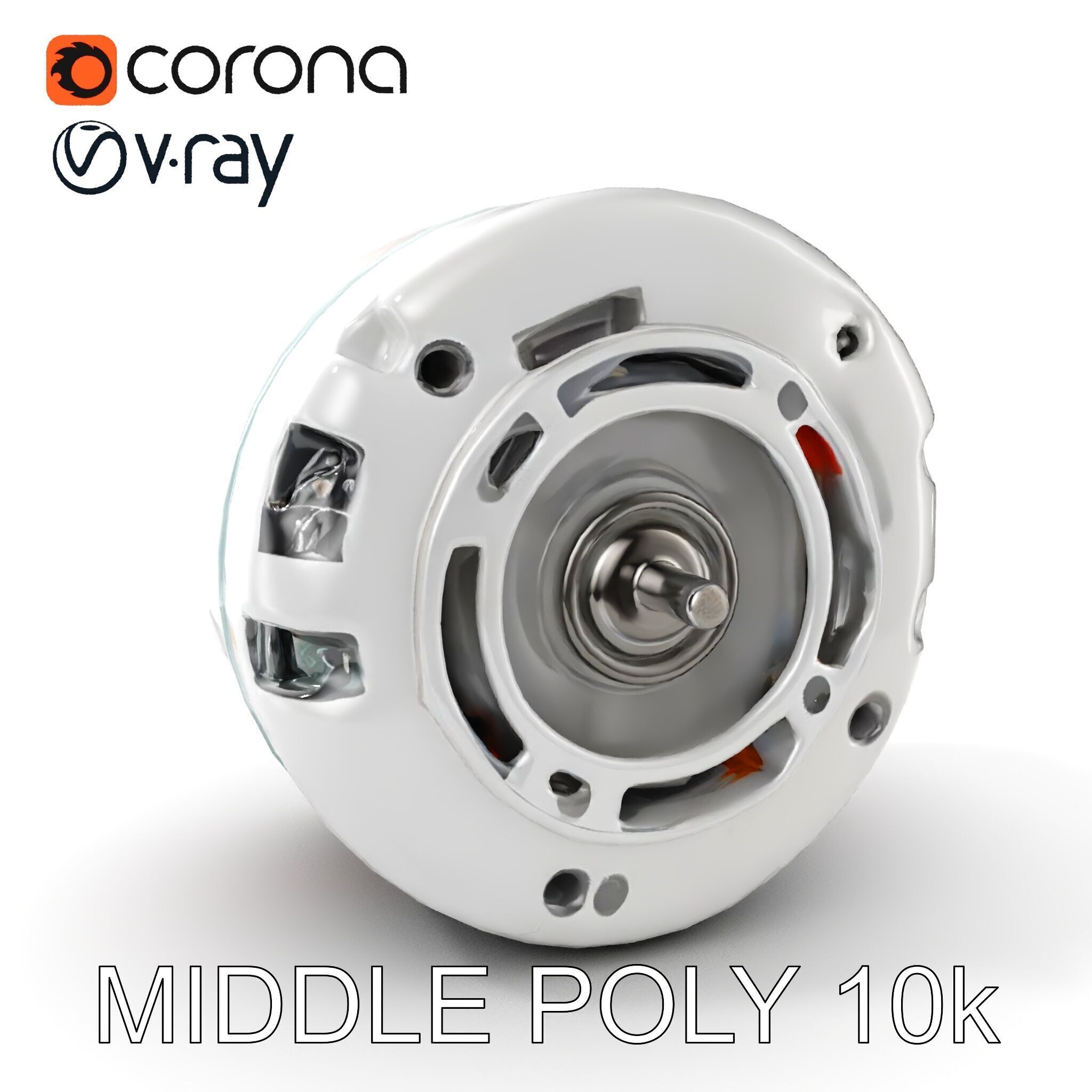 HighDetail Brushless Motor Model Pack Low-poly 3D model_22