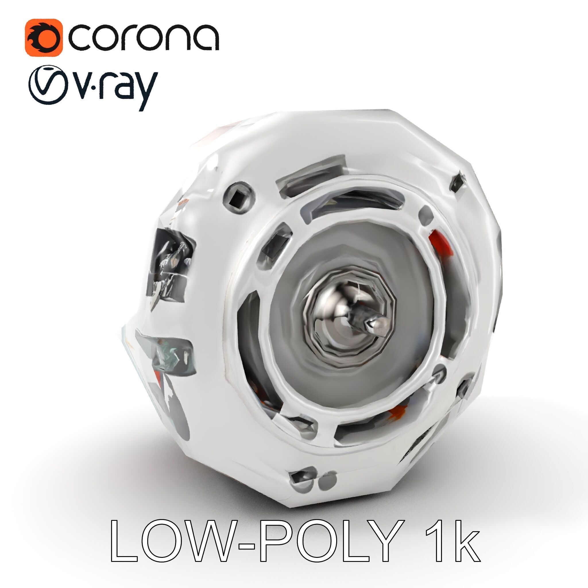 HighDetail Brushless Motor Model Pack Low-poly 3D model_8