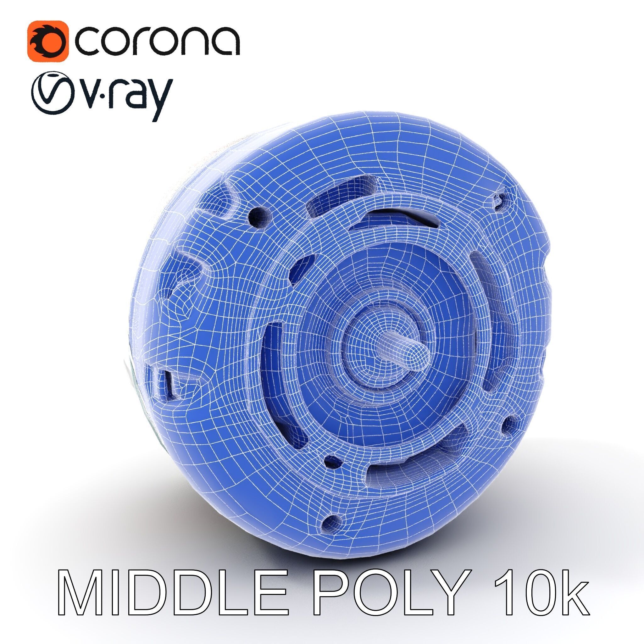 HighDetail Brushless Motor Model Pack Low-poly 3D model_14