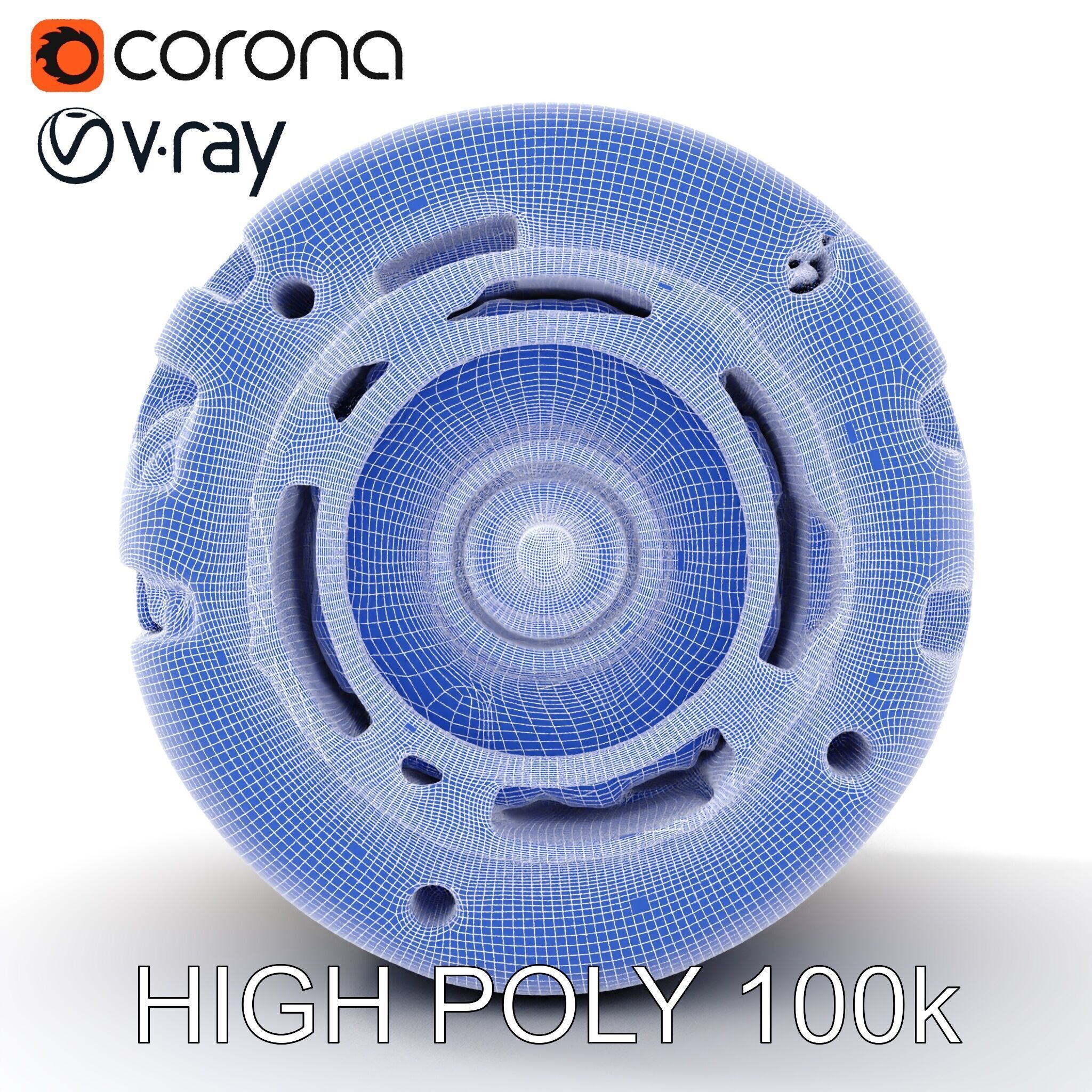 HighDetail Brushless Motor Model Pack Low-poly 3D model_33