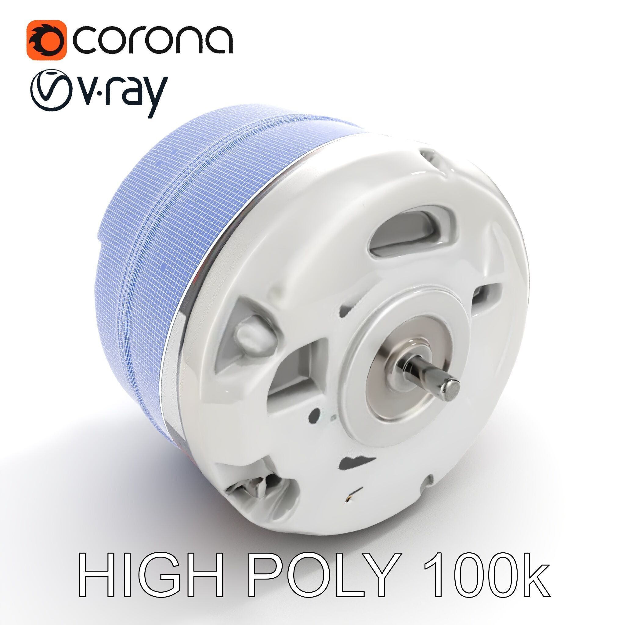 HighDetail Brushless Motor Model Pack Low-poly 3D model_21