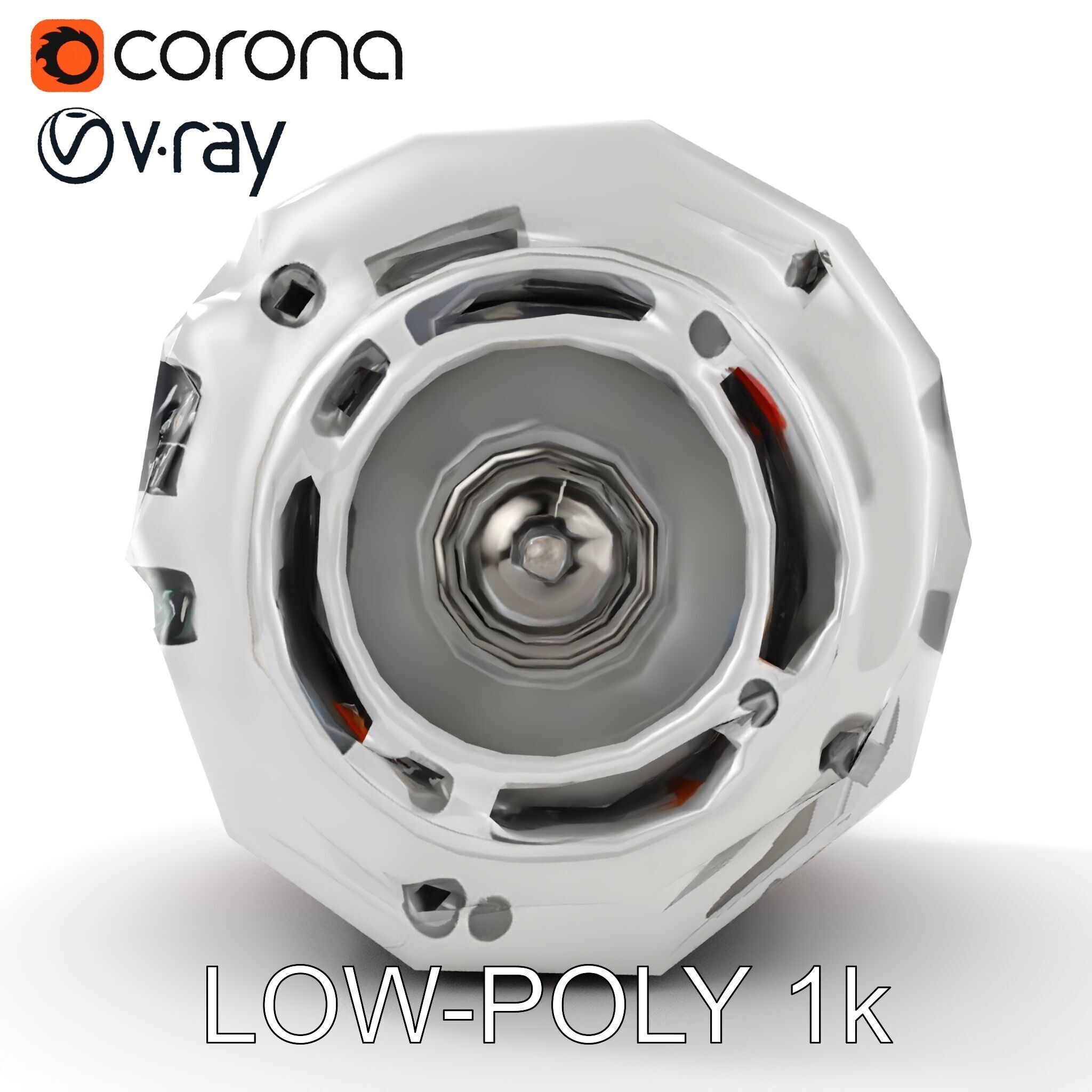 HighDetail Brushless Motor Model Pack Low-poly 3D model_23