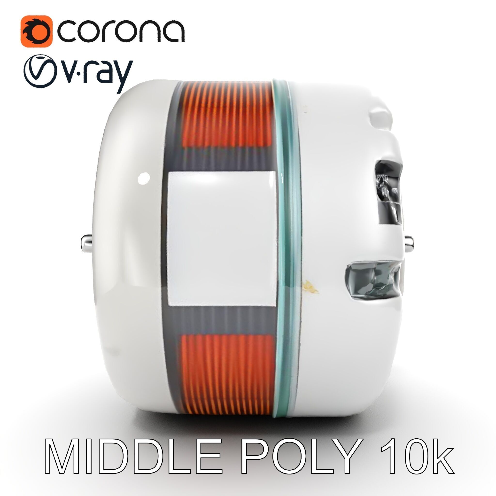 HighDetail Brushless Motor Model Pack Low-poly 3D model_7