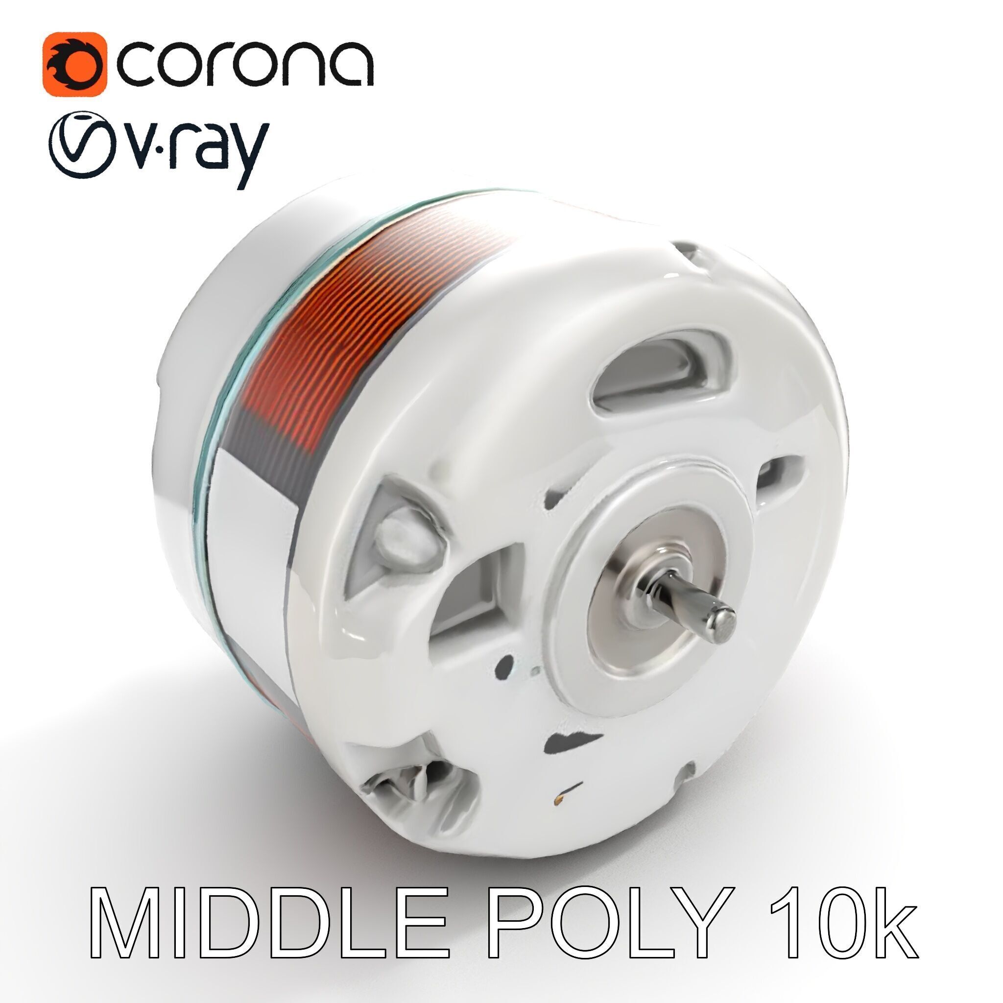 HighDetail Brushless Motor Model Pack Low-poly 3D model_19